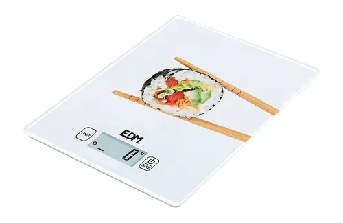 Küchenwaage EDM 07526 Weiß 5 kg