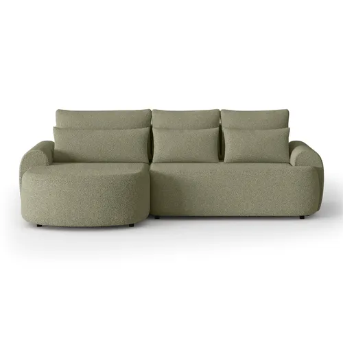 Beautysofa Ecksofa Olivio mit Schlaffunktion von Beautysofa