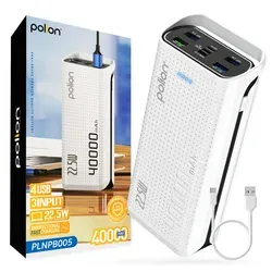 POLION Powerbank 40000mAh 22,5W USB-C & USB-A
