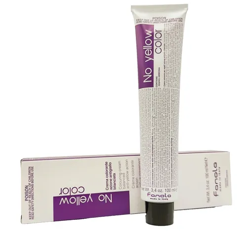 Fanola No Yellow Color Intense Anti-Yellow Ice Superlightener S.1322 - Haarfarbe für Damen, 100 ml, neutralisiert gelbe Verfärbungen und verleiht intensiv leuchtenden Glanz für langanhaltende Farbbrillanz.
