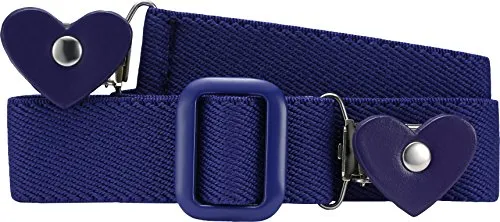 Playshoes Elastik-Gürtel Herz-clip Uni Unisex Kinder, Lila Herz ,116-140