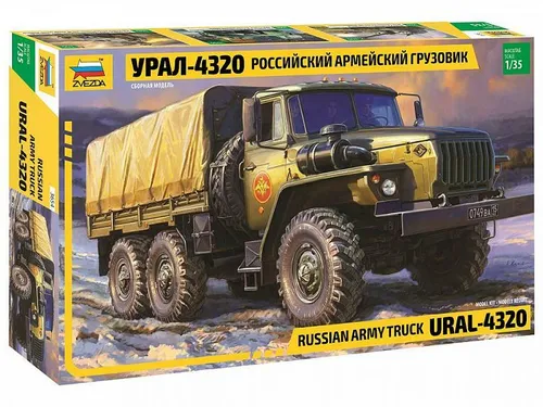 Produktbild Zvzeda 3654 1/35 Ural 4320 Bausatz