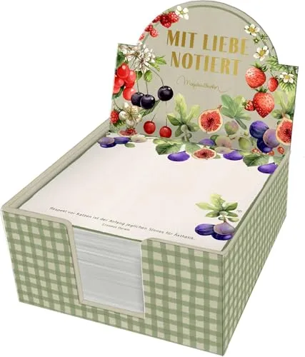 Zettelkästchen – Mit Liebe notiert!: Cottage Garden - Marjolein Bastin: Dekorative Notizzettelbox mit 300 Sprüchen, Stiftehalterung und Goldfolie