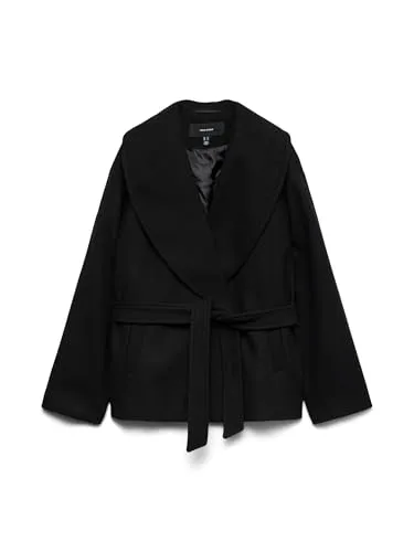 VERO MODA Damen Vmanne Bergen Jacket LCS in schwarz von VERO MODA