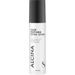 Alcina Styling Haar Festiger extra stark 125 ml - Extra starker Haar-Festiger für langlebige, voluminöse Frisuren. Ideal für klassische Techniken, leicht anzuwenden und beschwert nicht. Perfekt für den täglichen Einsatz und einen zuverlässigen Halt.