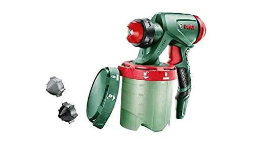 Bosch Home and Garden PFS 3000-2 Sprühpistole - 650 W Leistung, 1000 ml Farbbehälter für effizientes Arbeiten an schwer erreichbaren Stellen