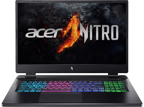 ACER Nitro 17 (AN17-42-R7G8) mit 165 Hz Display RGB Tastaturbeleuchtung, Notebook, 17,3 Zoll Display, AMD Ryzen™ 7,8845HS Prozessor, 16 GB RAM, 1 TB SSD, NVIDIA GeForce RTX™ 4060, Obsidian Black, Windows 11 Home