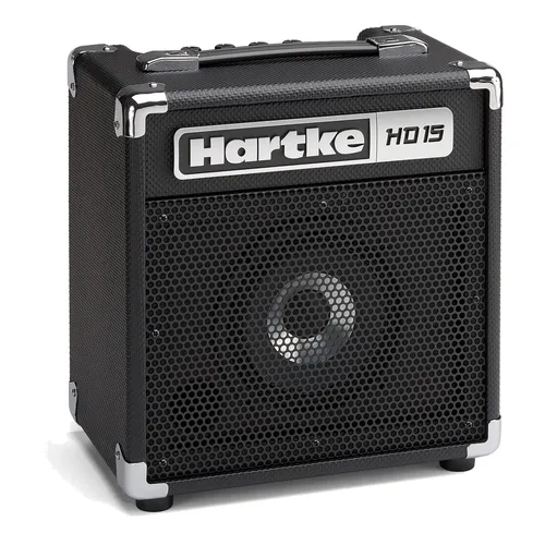 Hartke HD 15 Bass-Combo - Kompakter Bass-Combo mit 15 Watt RMS, 6,5