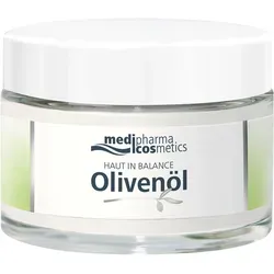 Haut In Balance Olivenöl Gesichtspflege 5% 50 ML - Dermatologische Gesichtspflege mit 5% Olivenöl und Urea, ideal für sehr trockene und gereizte Haut. Regeneriert und beruhigt, lindert Juckreiz und Spannungsgefühle.