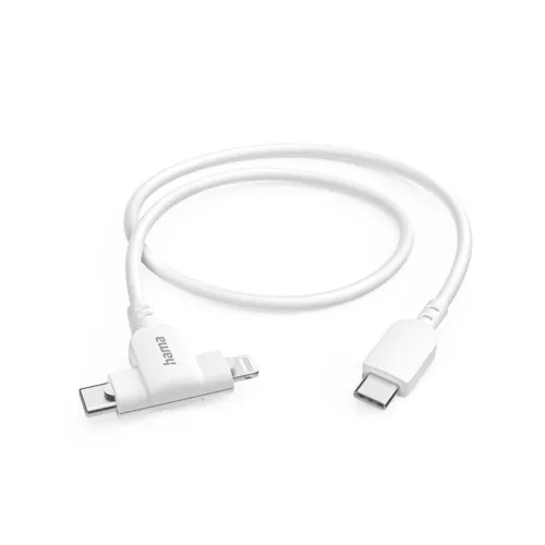 0,48 Gbit/s Männlich Gerade USB C auf USB C/Lightning 1,5 m - 2-in-1 Ladekabel - USB-Kabel 2-in-1 für vielseitige Nutzung, MFI-zertifiziert und 1,5 m lang, ideal für schnelle Datenübertragung und Laden.