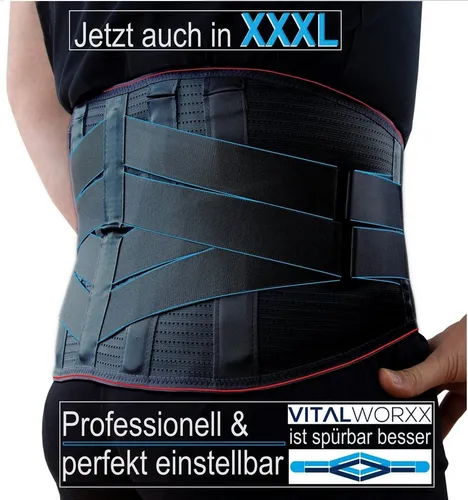 VITALWORXX Rückenbandage - Medizinische Verbrauchsmaterialien für Lenden, bietet sofortige Schmerzlinderung und optimale Stützwirkung für eine gesunde Körperhaltung.