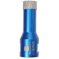 Fliesenbohrer Diamant 16mm M14 – Präzise Löcher in Fliesen, Keramik und Porzellan - Bohren Sie mühelos präzise 16 mm Löcher in Fliesen und Keramik. Der Fliesenbohrer mit Vakuumlöttechnik bietet eine langlebige Leistung und sauberes Finish – ideal für Ihr nächstes Projekt.