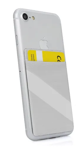 Fach Handy Kartenhalter Fingerhalterung RFID Blocking Kartenhülle Silber 1