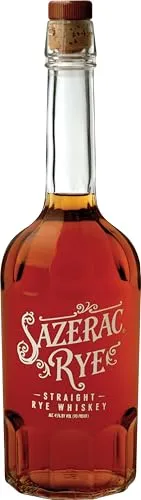 Sazerac Straight Rye Whisky 0,7L - Kentucky Straight Rye Whisky mit kraftvollem, würzigem Geschmack und Aromen von Eiche, Zimt, Honig und Vanille. Ein Genuss aus der renommierten Buffalo Trace Distillery.