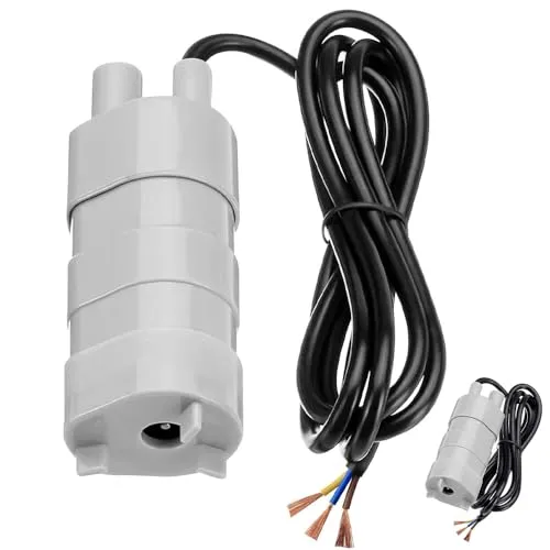BIZOI Mikromotor Wasserpumpe, 12V Tauchwasserpumpe, Tauchpumpe 12V, 600 L/H 5M Lift Tauchwasserpumpe Mikromotor, Mini Wasserpumpe, Mikromotor wasserpumpe für Wohnmobil Teich Aquarium Brunnen Caravan