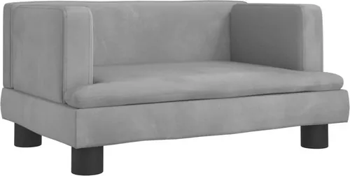 vidaXL Kindersofa - Gemütliches Minisofa für Kinder - Sofas fürs Kinderzimmer, warm und gemütlich mit weichem Samtbezug und sicherem, rundem Design für unbeschwertes Entspannen.