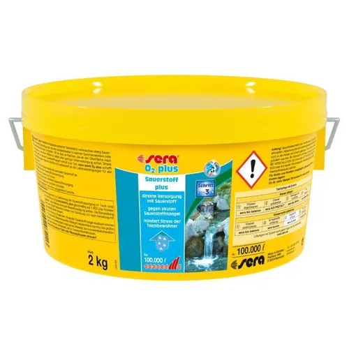sera pond O2 plus - Versorgung mit Sauerstoff - Teichpflege  - Teich 07211 2 kg