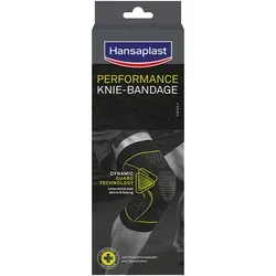 HANSAPLAST Sport Knie-Bandage Gr.M - Kniebandage für optimalen Halt und Unterstützung, ideal für Sport und aktive Menschen, Größe M, 1 Stück, PZN 15822995
