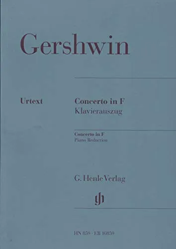 Concerto in F – Klavierauszug für 2 Pianos, 4-händiges Spiel - Gershwin's Meisterwerk für 2 Pianos, ideal für Ensembles. Urtext-Ausgabe in deutscher, englischer und französischer Sprache vom G. Henle Verlag.