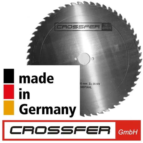 CROSSFER Kreissägeblatt 300x30mm 56 Zähne Chromstahl Grobschnitt Holzsägeblatt