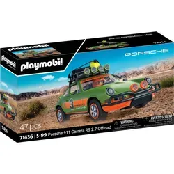 PLAYMOBIL Porsche 71436 - Porsche 911 Carrera RS 2.7 Offroad, robustes Spielset mit vielfältigen Funktionen für actionreiche Abenteuer im Gelände