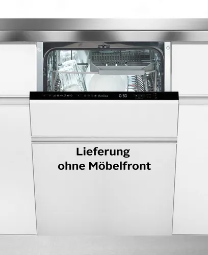 Amica EB-Geschirrspüler EGSPV 586 901 - Voll integrierter Einbau-Geschirrspüler mit 10 Maßgedecken, Aquastopp und innovativer OpenDry Türöffnung für optimale Trocknung.