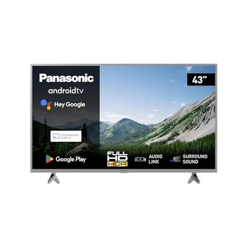 Panasonic TX-43MSW504S - 43 Zoll Full-HD Smart-TV, brillantes Bild und Sprachsteuerung für ultimative Unterhaltung