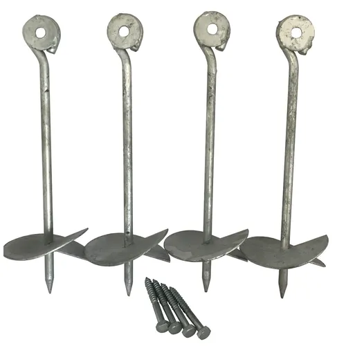 4er Set Bodenanker Erdanker 30 cm für Spielturm Erdnägel Befestigungsanker Zelt