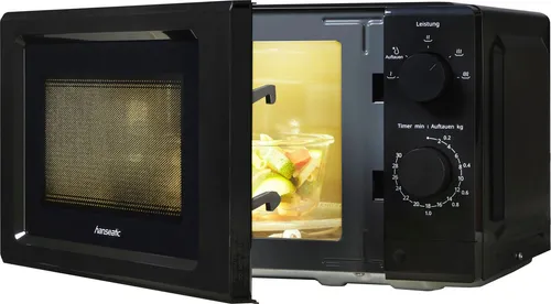 Hanseatic Mikrowelle HM19B1M, 19 l, 700 W, 5 Leistungsstufen