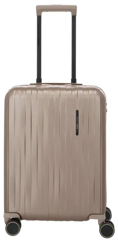 Travelite 4-Rad Trolley S Barbara NOVELTY satin nude - Trolley der Barbara Schönberger Kollektion, ideal für Business- und Urlaubsreisen. Mit TSA-Zahlenschloss, 360° drehbaren Rollen und edlem Design für stilbewusste Reisende.