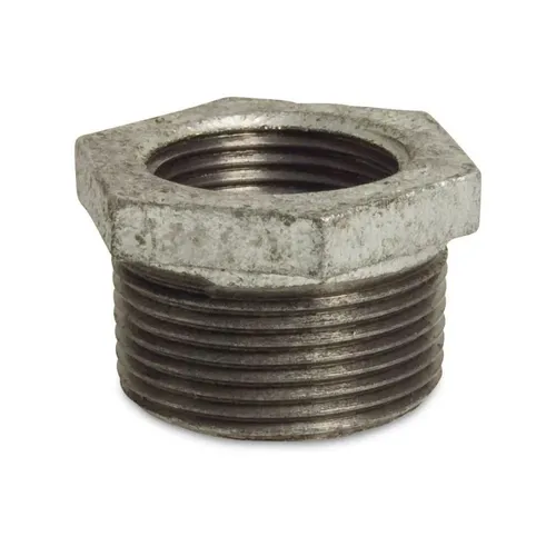 Temperguss Gewindefitting Reduzierstück 1/2' AG x 1/4' IG