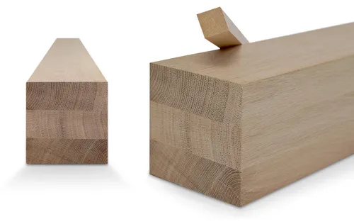 Produktbild Woodsellers Leimholzbalken Eiche 80 x 80 x 500 mm