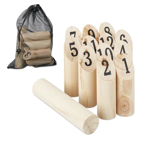 Kubb Wikingerspiel Outdoorspiele Wikingerspiel Wurfspiel Gartenspiele Nummern