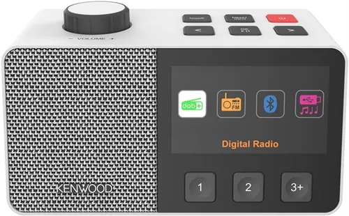 Kenwood CR-M70DAB-W Senioren-Radio mit 4,3-Zoll Farbdisplay
