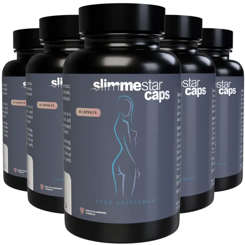 Slimmestar - 300 Kapseln (5 x 60 Kapseln) - 5er Pack