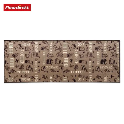 Floordirekt Teppich-Läufer nach Maß Coffee Braun von Floordirekt