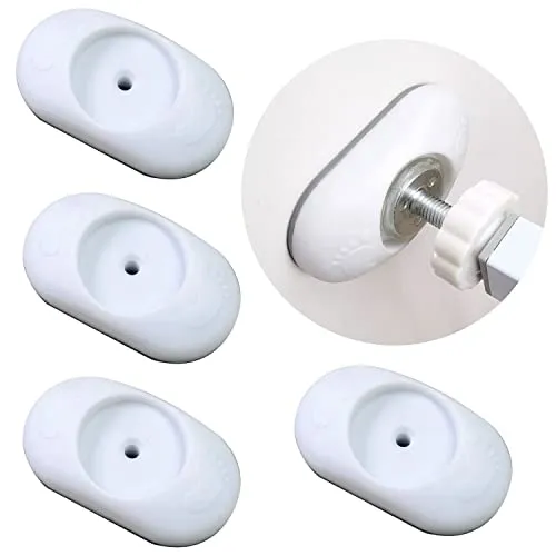 Stück Sicherheits-Babygitter-Wandschutz, Treppenschutz, Verlängerung, Wandschoner für Baby, Haustier, Treppe, Tür, Wandoberflächensicherheit (elliptisch) 4