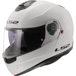 LS2 Strobe II Modularer Motorradhelm in weiß von LS2