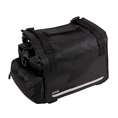 Zefal 231151 - Tasche für Heckträger Traveler 60, 20L - Fahrradtasche aus strapazierfähigem, wasserdichtem Material mit einfacher Montage, Reflektoren für Sicherheit und großem Volumen von 20L.