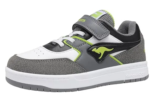 KangaROOS K-CP Bounder EV Sneaker Kinder - Stylischer Halbschuh für Kinder mit elastischer Schnürung und Klettverschluss für einfachen Einstieg. Die innovative ROOSFIT 2.0-Technologie sorgt für optimalen Tragekomfort und eine integrierte Pocket bietet Platz für kleine Geheimnisse.