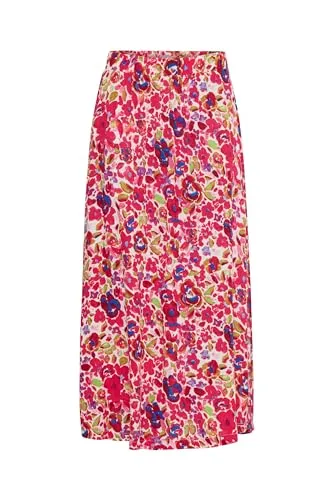 Ichi A-Linien-Rock IHMARRAKECH AOP SK8 in pink von ICHI