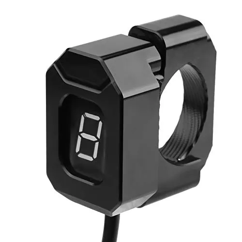 Vobor Motorrad Ganganzeige Halterung, Universal 22mm to 28.6mm Motorrad Speed ​​Gear Display Halter, Aluminiumlegierung UnterstüTzung Halterung Halter für z125 z1000 pc37 cbf 1000