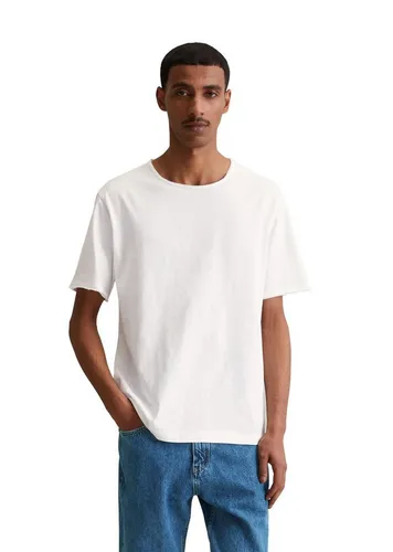 Marc O'Polo Denim Herren T-Shirt aus Bio-Baumwolle, Weiß, XXL - T-Shirts für Herren aus 100% Bio-Baumwolle, relaxter Schnitt für optimalen Tragekomfort und vielseitig kombinierbar für jeden Anlass.