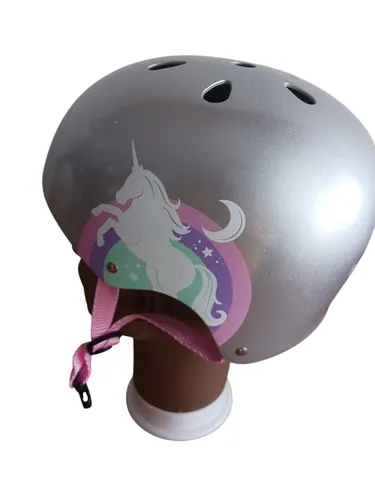 99FLIPS Fahrradhelm Kinder Mädchen - Gr. S/M Glitter - Fahrradhelm für Kinder, mit funkelndem Glitter-Design und optimalem Schutz für kleine Abenteurer.