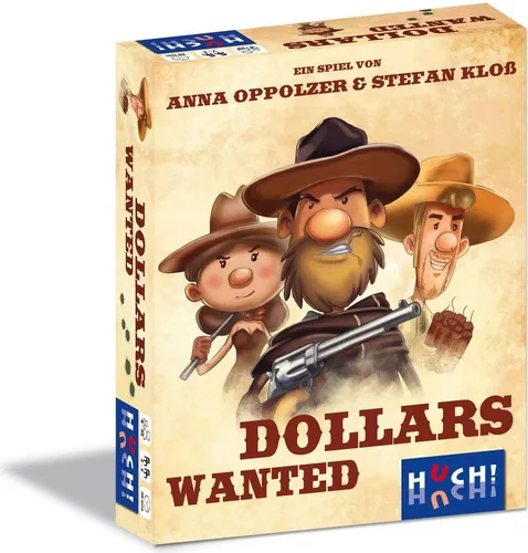 HUCH! Dollars Wanted kaartsp NL/FR/DE/EN Huch