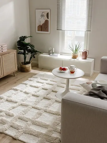 benuta Hochflor-Teppich Tibo – Ethno-Style für Ihr Wohnzimmer - Stylischer Hochflor-Teppich mit flauschigem Flor, der Wärme und Gemütlichkeit in jeden Raum bringt. Ideal für Wohnzimmer und Schlafzimmer, sorgt er für ein angenehmes Laufgefühl und ist leicht kombinierbar.
