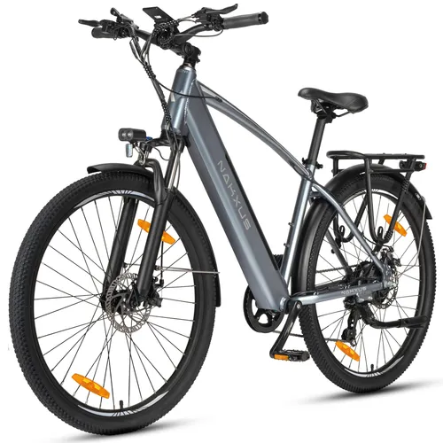 E-Bike Trekkingrad 27,5 Zoll für Damen und Herren – 7 Gang mit 450Wh Akku