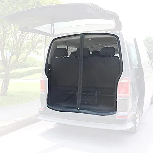 OMAC Magnetisches Moskitonetz für FIAT Doblo 2015-24 - Schwarz - Effektiver Insektenschutz für die Heckklappe Ihres FIAT Doblo 2015-24. Einfach anzubringen und ideal für ungestörte Fahrten im Freien.