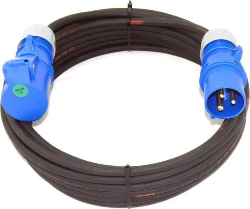 maxgo® CEE PCE Verlängerung H07RN-F 50m - Netzkabel für Industrie und Camping, mit robustem H07RN-F TITANEX Gummimantel für hohe Flexibilität und Widerstandsfähigkeit, ideal für anspruchsvolle Einsatzbedingungen.