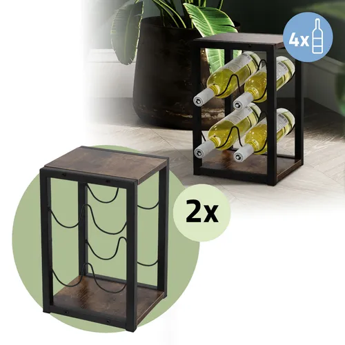 Weinregale Schwarz von bestpriceparts